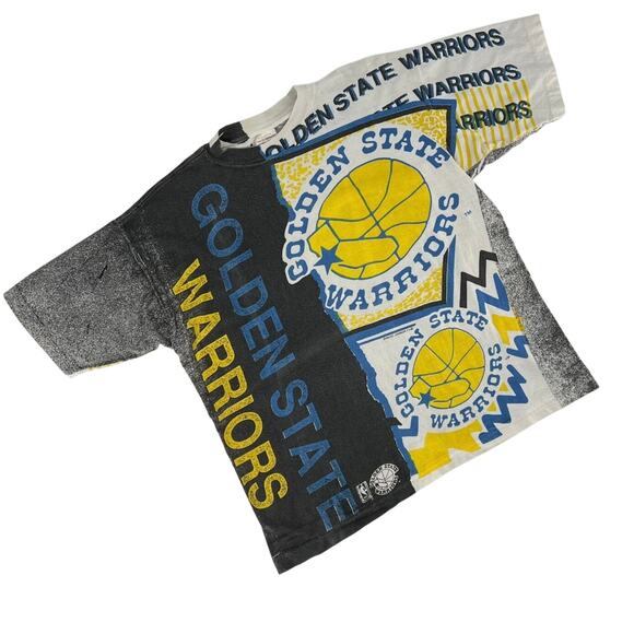 90s Golden State Warriors Magic Johnson T’s AOP T shirt 1990s vintage - Picture 3 of 9